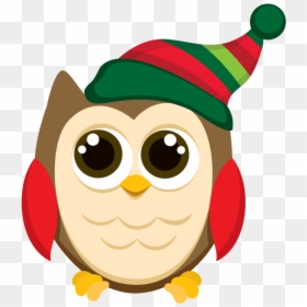Christmas Owl Clip Art, HD Png Download - owls png