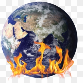Transparent Earth On Fire Png - Earth Png No Background, Png Download - glowing moon png