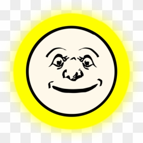 Emoticon,emotion,head - Portable Network Graphics, HD Png Download - glowing moon png
