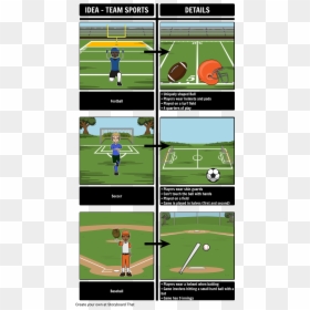 Graphic Organizer Examples About Sports, HD Png Download - brainstorming png