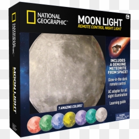 National Geographic Moon Light Night Light, HD Png Download - glowing moon png