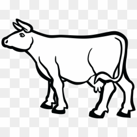 Transparent Baby Cow Png - Cow With Calf Png, Png Download - cartoon cow png