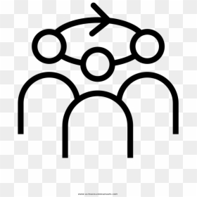 Brainstorming Coloring Page - Sociology Icon, HD Png Download - brainstorming png