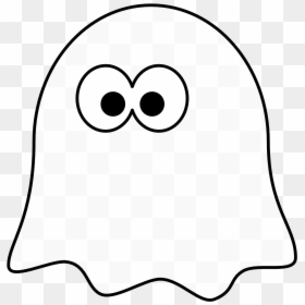 Grey Cartoon Ghost, HD Png Download - ghost face png