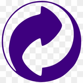 Arrows In Circle Symbol, HD Png Download - purple arrow png