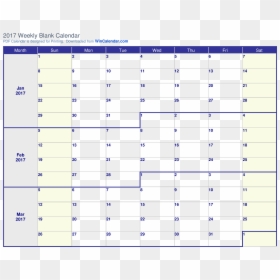 Blank Calendar Template - Solar Panel, HD Png Download - calendar template png