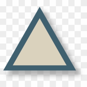 Triangulo Con Bordes Png, Transparent Png - triangulos png