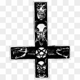 Transparent Satanic Png - Satanic Png, Png Download - satanic cross png