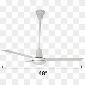 Leading Edge 48-inch Commercial Ceiling Fan - Ceiling Fan, HD Png Download - ceiling fan png