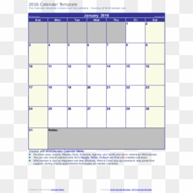 Monthly Calendar Template , Png Download - April 2015 Calendar With Holidays India, Transparent Png - calendar template png