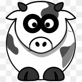 Clipart Cow Head - Cow Clip Art, HD Png Download - cartoon cow png