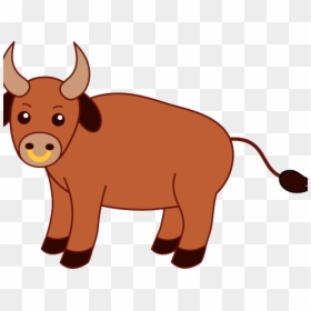 Cattle Clipart Male Cow - Male Cow Clipart, HD Png Download - cartoon cow png