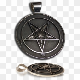 Satanic Medallion, HD Png Download - satanic cross png