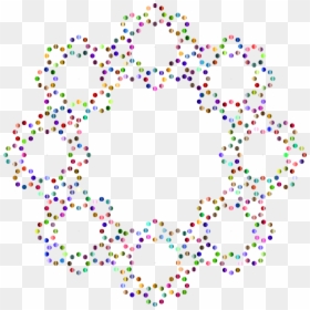 Borders And Frames Circle Decorative Arts Drawing Confetti - Clip Art, HD Png Download - gold confetti border png