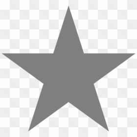 Star Background Transparent - Gray Star Png, Png Download - white star png transparent background