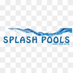 Splash Pools Logo - Graphic Pool Splash, HD Png Download - pool water png