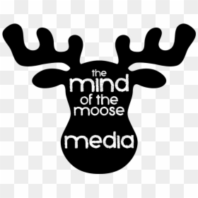 Cartoon Moose Head Silhouette, HD Png Download - moose head png