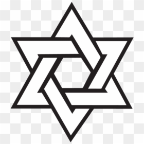 Star Of David Png Transparent Background - Six Point Star Drawing, Png Download - white star png transparent background