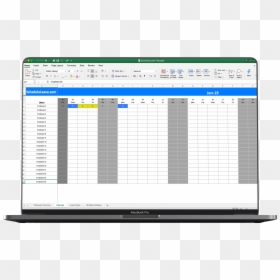 Free Leave & Holiday Tracker Excel Template - Leave Tracker Excel Template 2019, HD Png Download - calendar template png