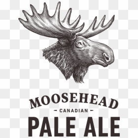Moosehead Pale Ale , Png Download - Cracked Canoe Beer Logo, Transparent Png - moose head png