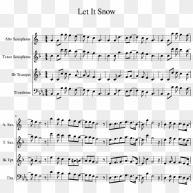 Demons Trumpet Sheet Music, HD Png Download - let it snow png