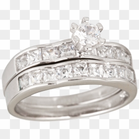 Silver Wedding Rings Png Download - Pre-engagement Ring, Transparent Png - silver wedding rings png