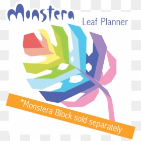 Graphic Design, HD Png Download - monstera leaf png