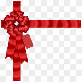 Holiday Ribbon Png - Green Christmas Ribbon, Transparent Png - christmas ribbons png