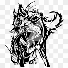 Transparent Demons Clipart - Tribal Sketch Art, HD Png Download - demons png