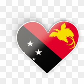 Download Flag Icon Of Papua New Guinea At Png Format - Papua New Guinea Flag Heart Shaped, Transparent Png - new sticker png