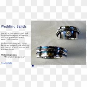 Wedding Bands - Organic Jewelry Designers, HD Png Download - silver wedding rings png