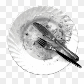 Monochrome, HD Png Download - empty plate png