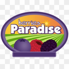 Berries Paradise Logo, HD Png Download - blackberries png