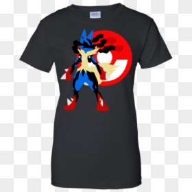 Lucario Png Super Smash Bros Mega Lucario T Shirt & - Code Like A Lady, Transparent Png - tshirt template png