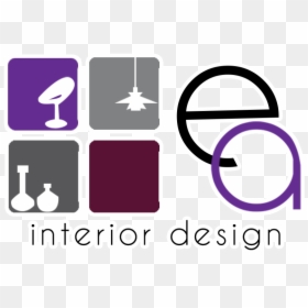 Decoraciones De Interiores Ea - Logo De Diseño De Interiores, HD Png Download - decoraciones png