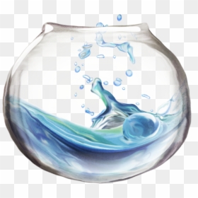 Aquarium Drawing Marine Mammal - Fish Bowl Png, Transparent Png - fish tank png