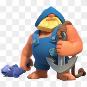 Fisherman From Clash Royale, HD Png Download - clash royale crown png