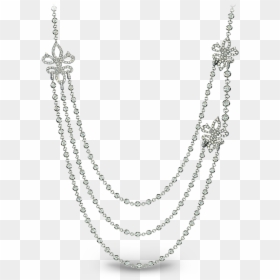 David Yurman Silver Pearl Necklace, HD Png Download - diamond chain png
