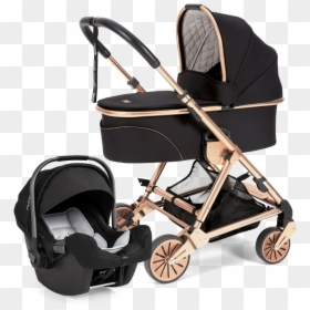 Stroller Clip Big - Rose Gold Cybex Stroller, HD Png Download - baby carriage png