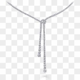 A Classic Graff Double Strand Knot Diamond Necklace - Locket, HD Png Download - diamond chain png
