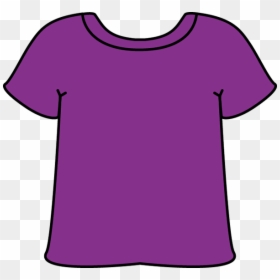 Purple T Shirt Clipart, HD Png Download - tshirt template png