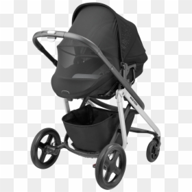 Black Maxi Cosi Lila Stroller, HD Png Download - baby carriage png