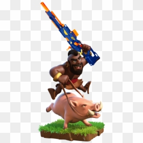 Hog Rider Png, Transparent Png - clash royale crown png