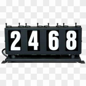Run Number Boxes - Bus Run Box, HD Png Download - vintage sign png