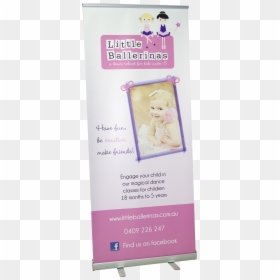 Cute Pull Up Banner For Little Ballerinas, Designed - Ballerina, HD Png Download - cute banner png