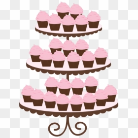 Cupcake Tier Clipart, HD Png Download - cupcake vector png