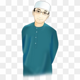 Transparent Person Thinking Clipart - Muslim Man Cartoon Png, Png Download - muslim turban png