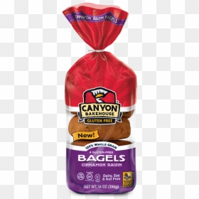 Canyon Bakehouse Gluten Free Cinnamon Raisin Bagels, - Canyon Bakehouse Whole Grain Bread, HD Png Download - raisins png