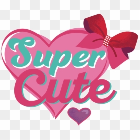 Banner Transparent Download Bow Clip Jojo - Jojo Siwa Super Cute, HD Png Download - cute banner png
