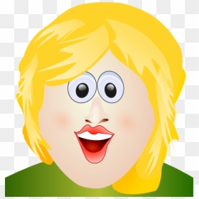 Blonde Ugly Girl Cartoon, HD Png Download - blonde girl png